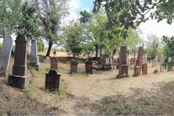 Lauderes diákok tették rendbe a zsidó temetőt Szentkirályszabadján